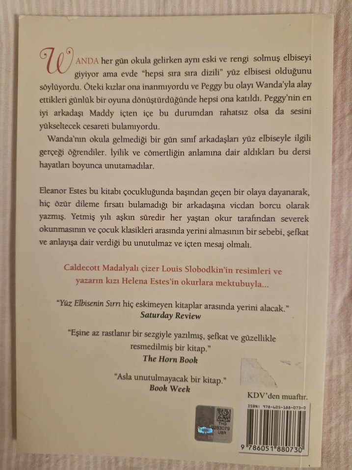 Yüz elbisenin sırrı-Eleanor Estes - Görsel 2