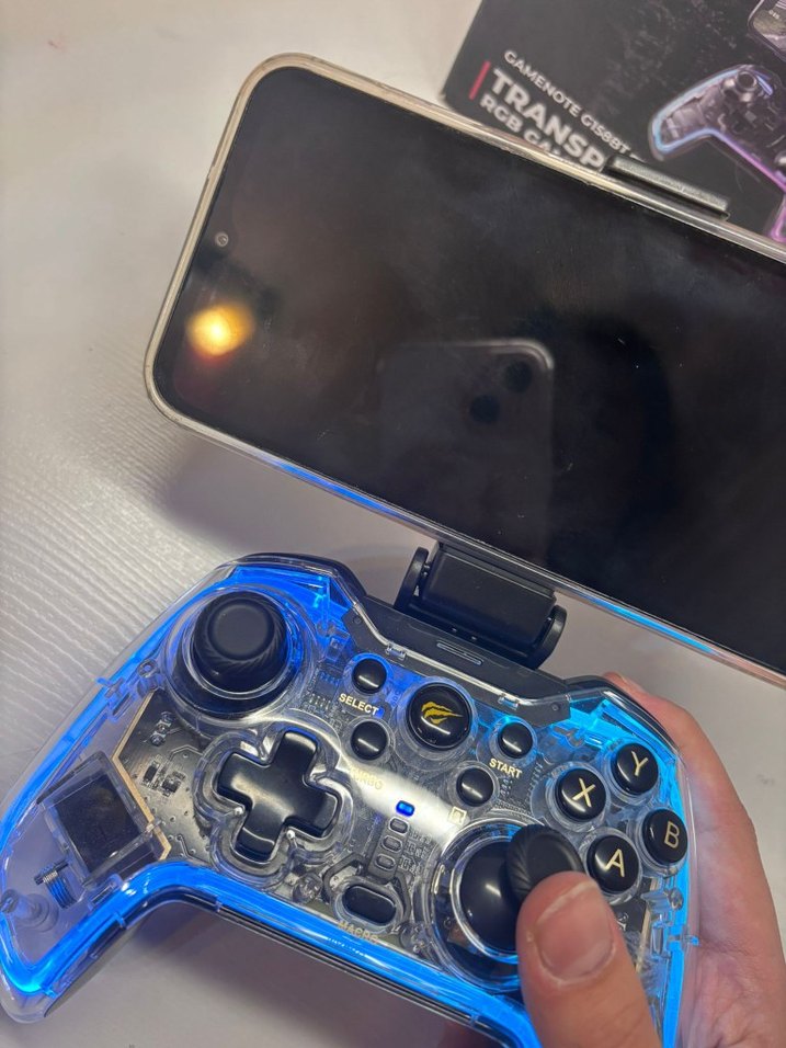 Havit Şeffaf Mavi RGB Oyun Kolu - Görsel 2