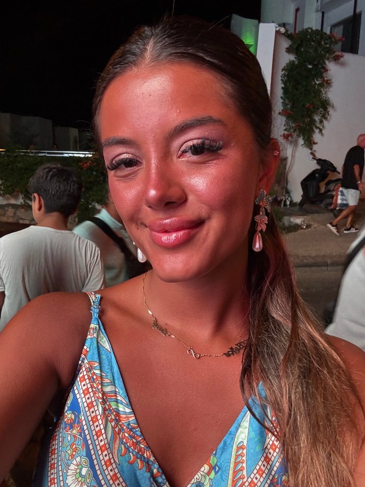 Askılı Turkuaz Midi Bohem Elbise - Görsel 2