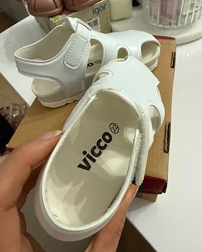 Vicco Vicco beyaz sandalet