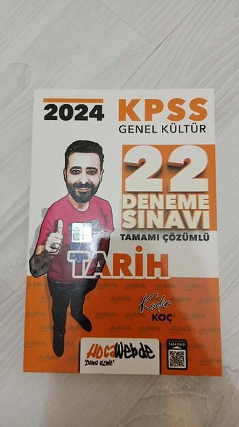 Kpss tarih deneme Kadir Koç Hoca Webde