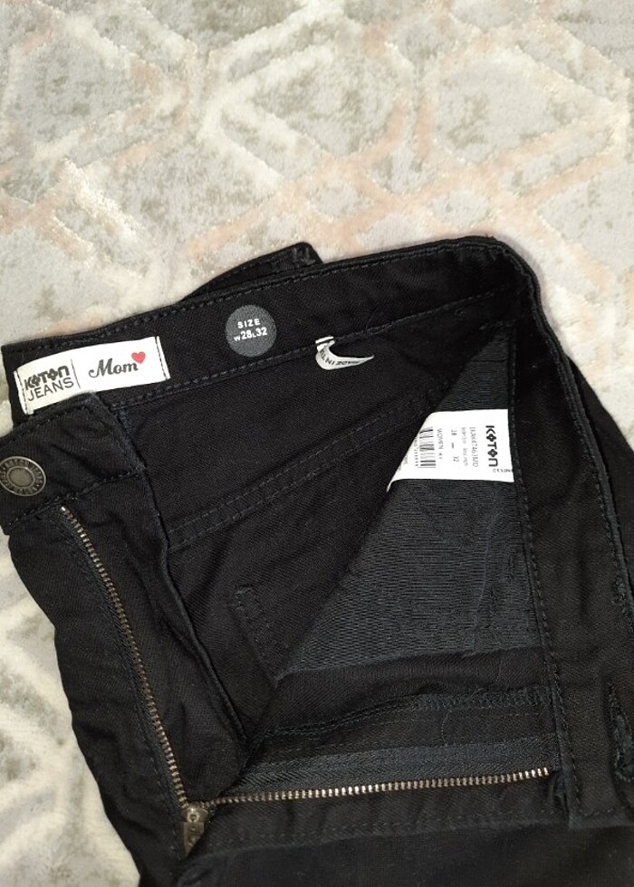 Mom jeans koton - Görsel 2