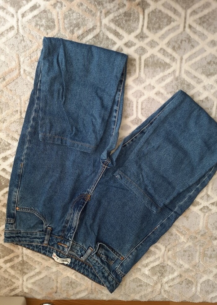 Koton mom jeans mavi - Görsel 3