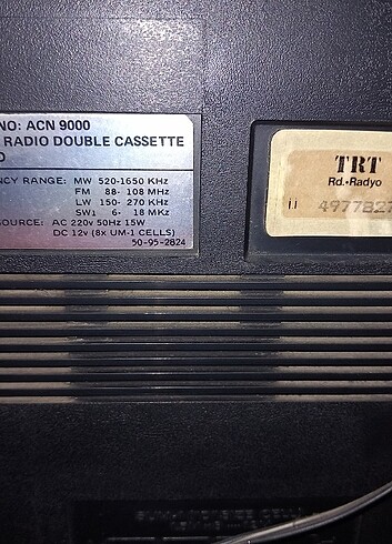 VENTEGA TEYP çift kas3t çalar  - Görsel 4