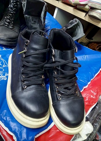 Parlak Siyah Erkek Bağcık CHEKICH - Görsel 2