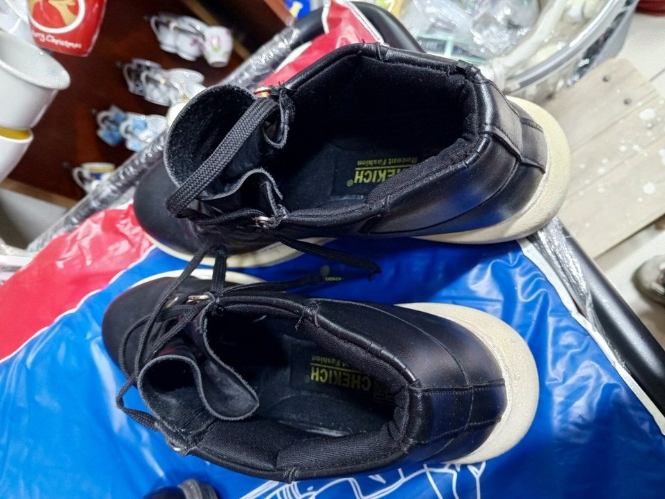 Parlak Siyah Erkek Bağcık CHEKICH - Görsel 3