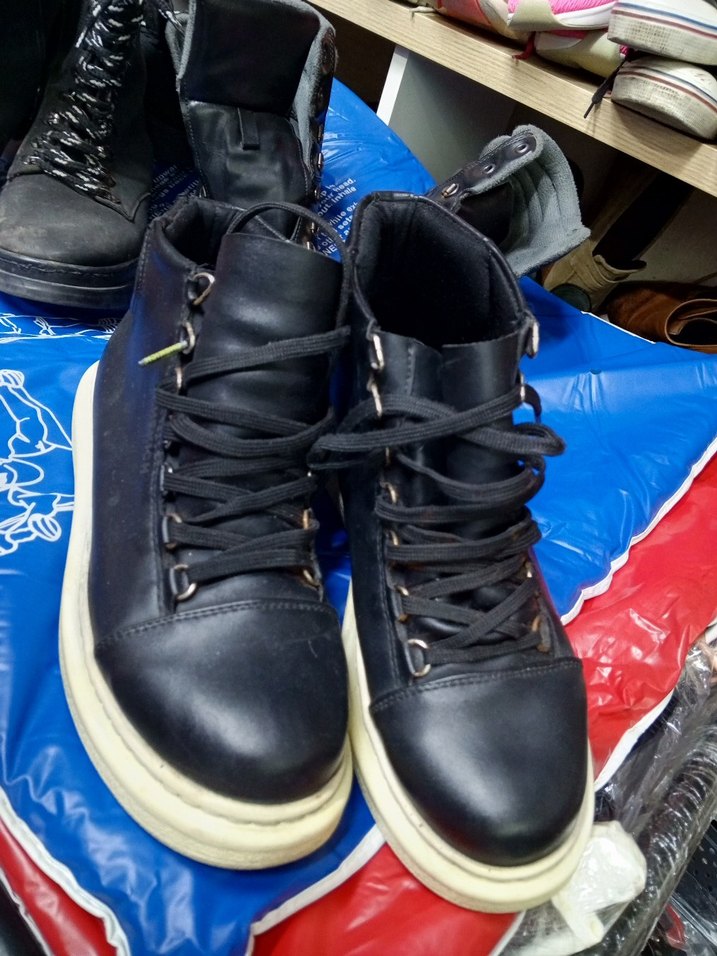 Parlak Siyah Erkek Bağcık CHEKICH - Görsel 2