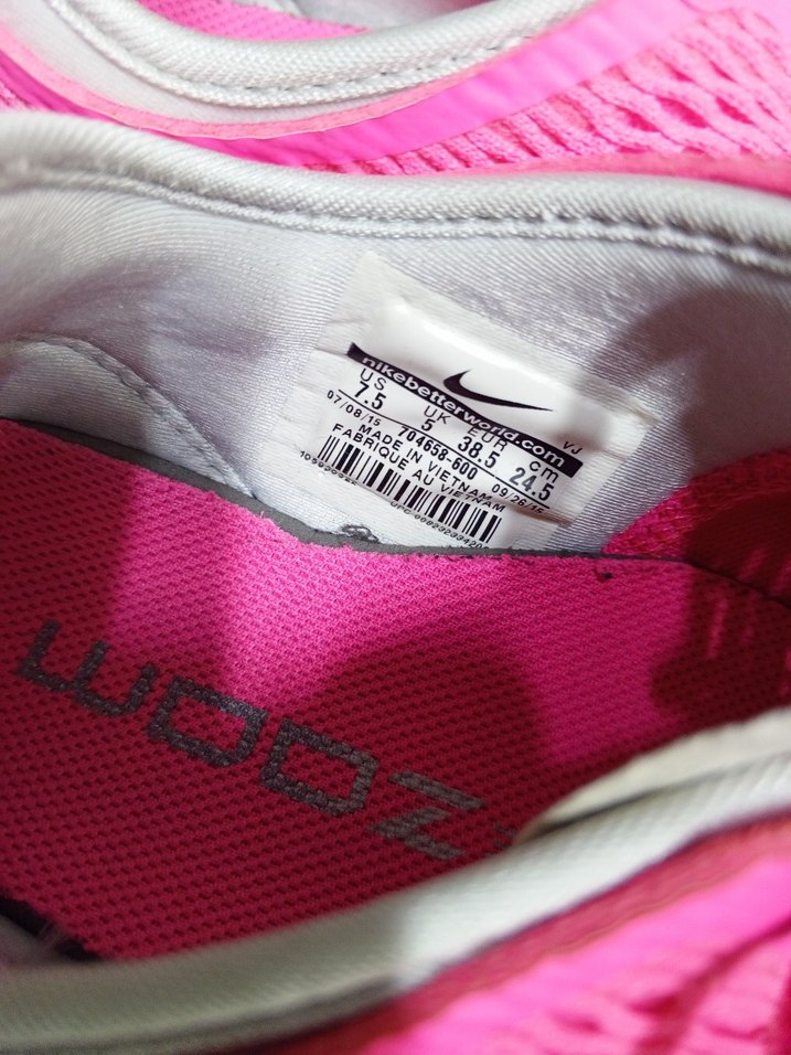 PEMBE  BAĞCIKLI NIKE SPOR AYAKKABI - Görsel 3