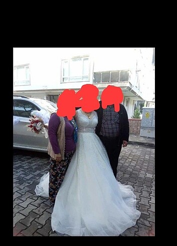 Gelinlik sıfır gibi