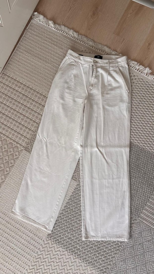 LTB Ekru Yüksek Bel Pantolon — görsel 2/3