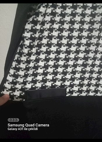 Siyah Midi Kadın Tunik Kemerli - Görsel 3