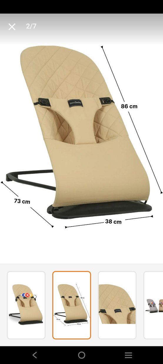 Kamel Renkli Çocuk Sandalyesi - Görsel 2