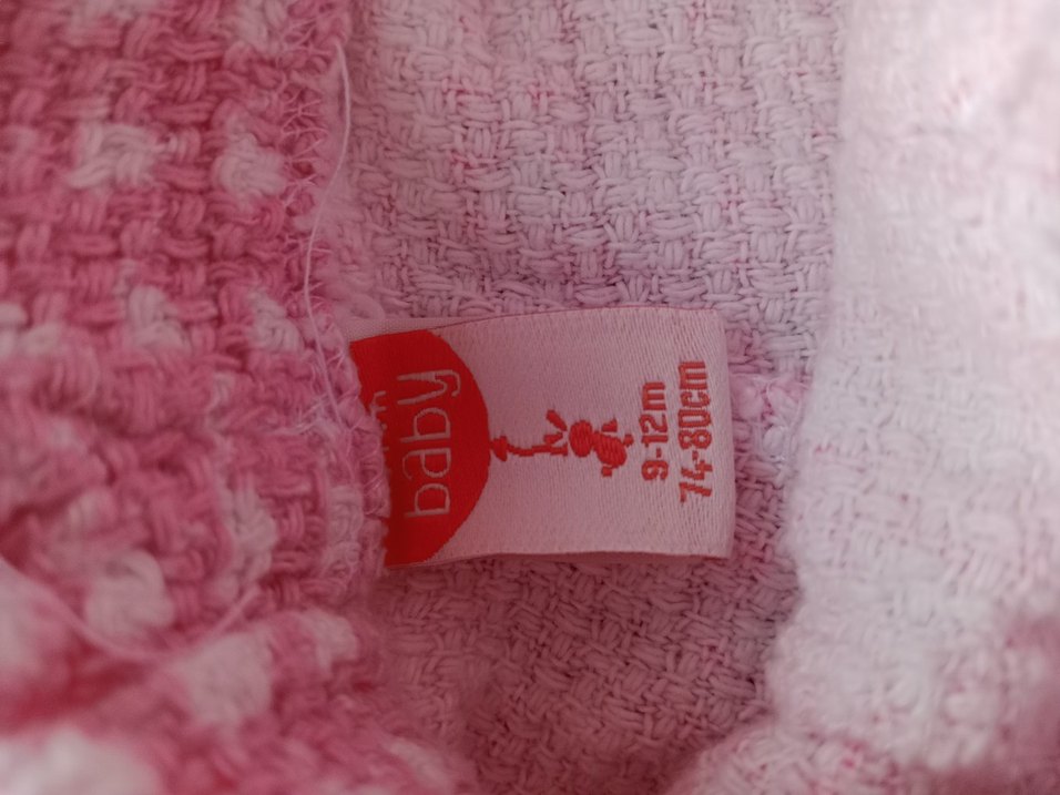 Kız Çocuk Pembe Örgü Şort - Görsel 3