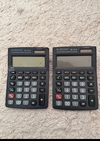 Rubenis SB-1216 Siyah Hesap Makinesi - Görsel 2