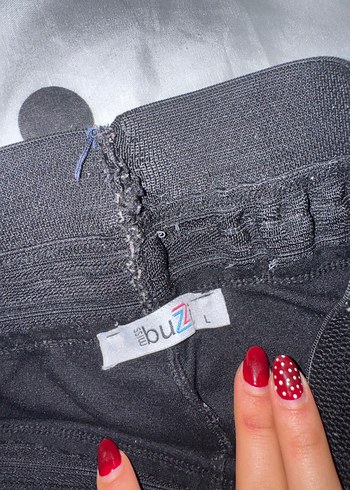 Kadın Siyah Uzun Korse Kemerli Tayt - Görsel 8