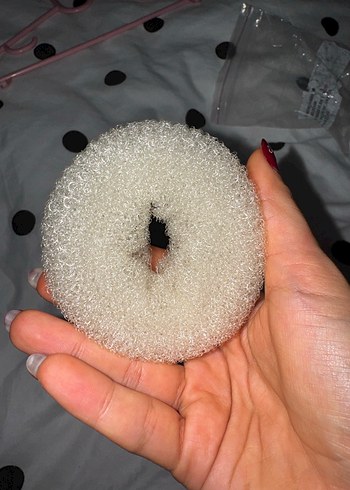 Bordo Yün Kadın Saç Aksesuarı Velcro - Görsel 11