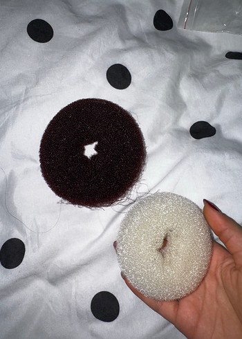 Bordo Yün Kadın Saç Aksesuarı Velcro - Görsel 12