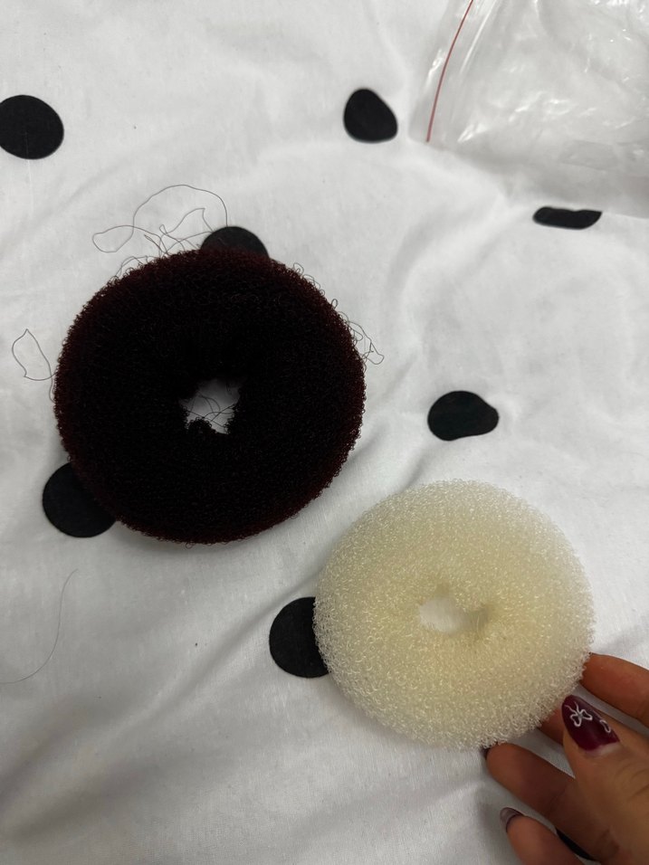 Bordo Yün Kadın Saç Aksesuarı Velcro - Görsel 2