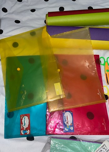 Renkli Okul Aktivite Malzemeleri Seti - Görsel 8