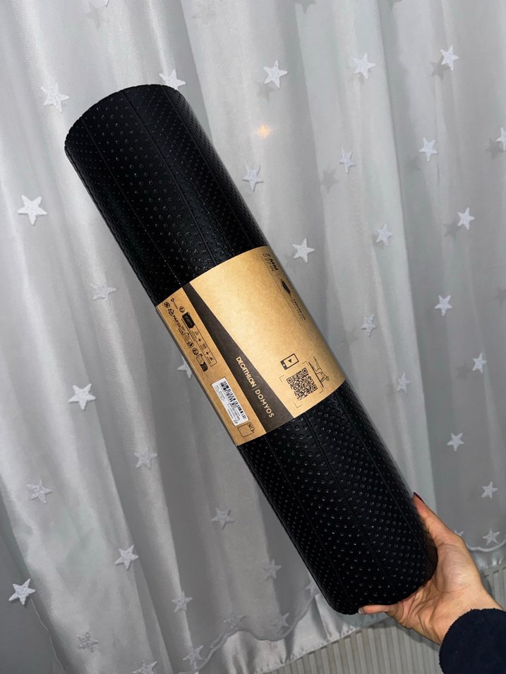 Decathlon Siyah Egzersiz Matı - Görsel 3