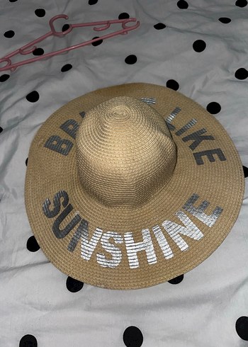 Gümüş Bej Bohem Geniş Kenarlı Kadın Şapka - Görsel 5