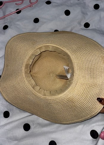 Gümüş Bej Bohem Geniş Kenarlı Kadın Şapka - Görsel 7