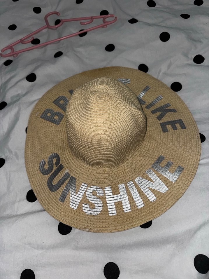Gümüş Bej Bohem Geniş Kenarlı Kadın Şapka - Görsel 5
