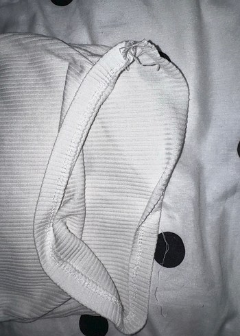 Kadın Beyaz Yüksek Yakalı Atlet - Görsel 6