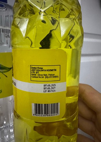 Adieu Limon Kolonyası 80° 3 adet koloya - Görsel 11