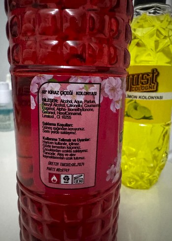 Adieu Limon Kolonyası 80° 3 adet koloya - Görsel 10