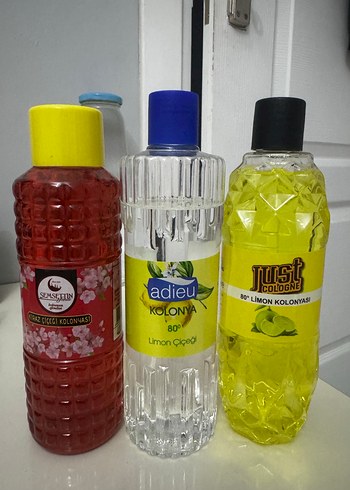 Adieu Limon Kolonyası 80° 3 adet koloya - Görsel 5