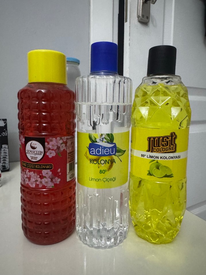 Adieu Limon Kolonyası 80° 3 adet koloya - Görsel 3