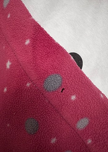 Kız Çocuk Pembe Düğmeli Polar Pijama Takımı - Görsel 4