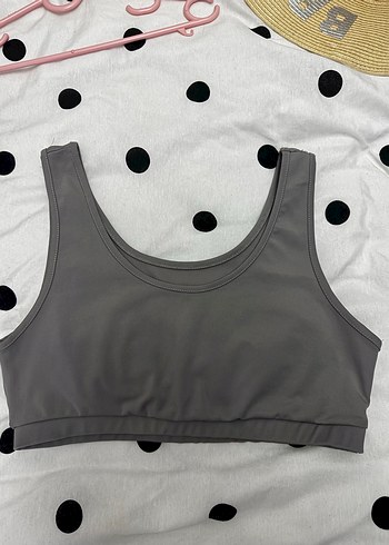 Gri Sporcu Sütyeni Ebru Şallı/Koton - Görsel 5