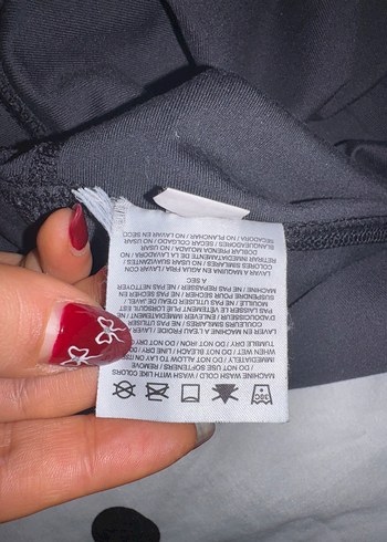 Nike Siyah Kadın Spor İspanyol Tayt - Görsel 9