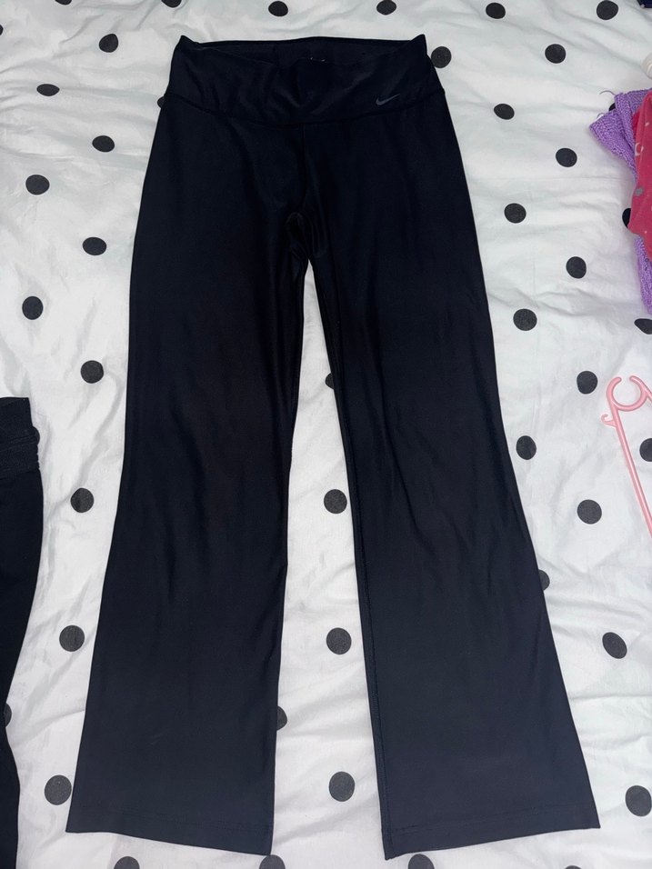 Nike Siyah Kadın Spor İspanyol Tayt - Görsel 2