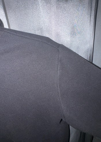 H&M Siyah Fermuarlı Kadın Sweatshirt - Görsel 6