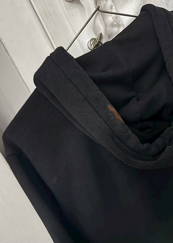 H&M Siyah Fermuarlı Kadın Sweatshirt - Görsel 11