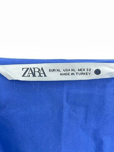 xl Beden mavi Renk Zara Kısa Elbise %70 İndirimli.