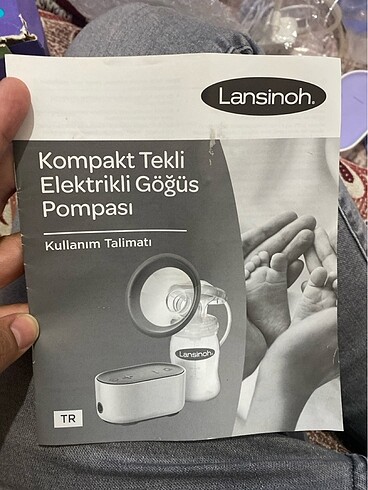 Lansinoh tekli elektrikli göğüs pompası