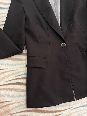 s Beden Chima 36 Beden Siyah Blazer Ceket