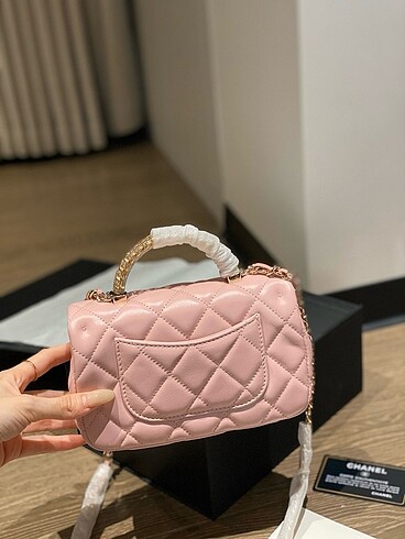 Beden pembe Renk chanel 24ss çanta