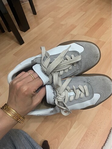 acne studios gerçek deri sneaker/spor ayakkabı