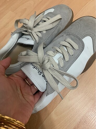 37 Beden beyaz Renk acne studios gerçek deri sneaker/spor ayakkabı