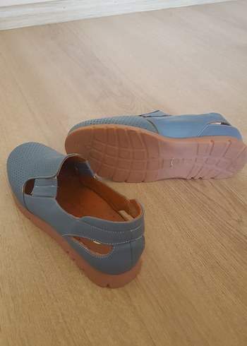 Mavi Dolgu Topuklu Kadın Espadril - Görsel 5