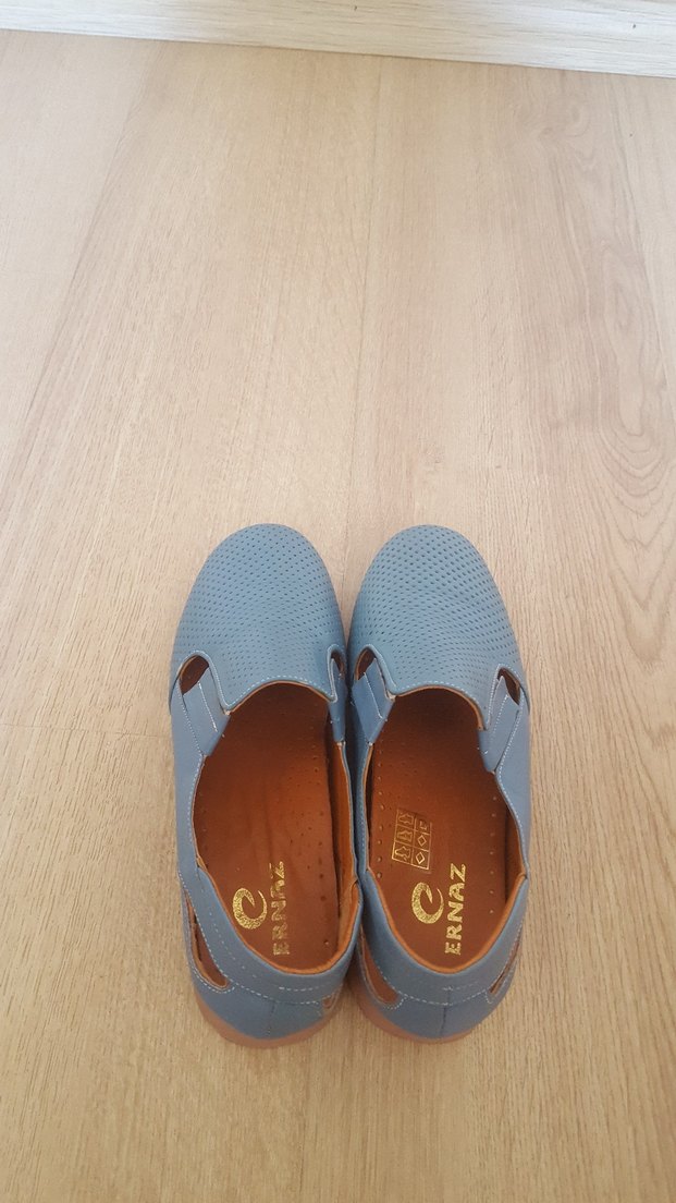 Mavi Dolgu Topuklu Kadın Espadril - Görsel 4