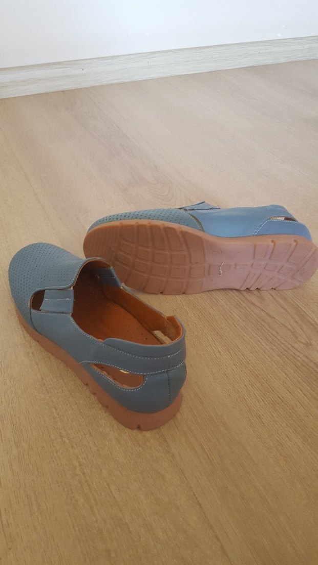 Mavi Dolgu Topuklu Kadın Espadril - Görsel 5