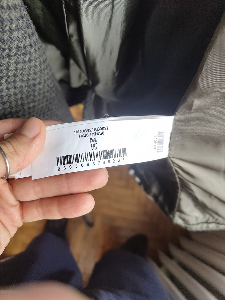 Düğmeli Gri Yün Erkek Kaşe Ceket - Görsel 4