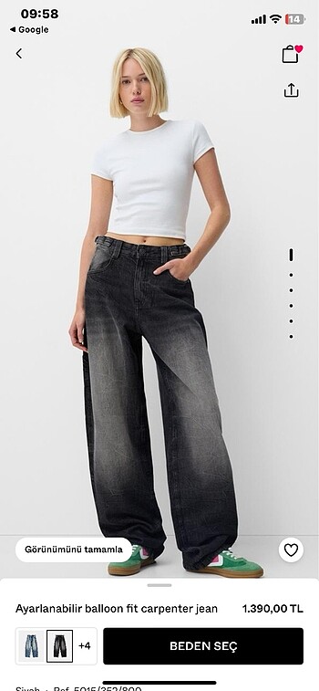 baggy bershka
