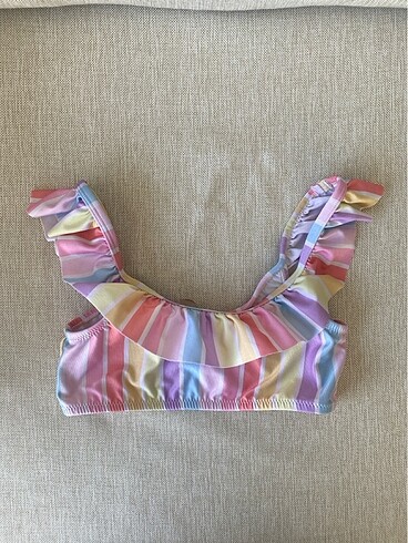 8 Yaş Beden çeşitli Renk Kız Çocuk Bikini